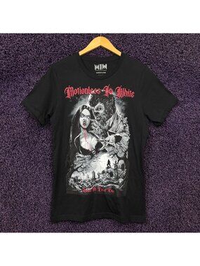 Motionless in White Love At First Bite Decades T-Shirt Size Medium